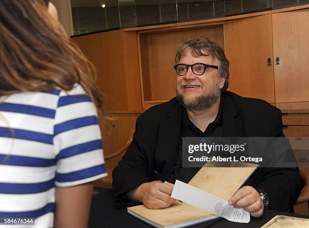 Guillermo Del Toro book signing for "Guillermo Del Toro: At Home With Monsters" held at LACMA on July 29, 2016 in Los Angeles, California.