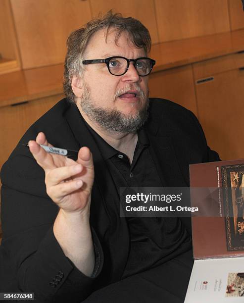 Guillermo Del Toro book signing for "Guillermo Del Toro: At Home With Monsters" held at LACMA on July 29, 2016 in Los Angeles, California.