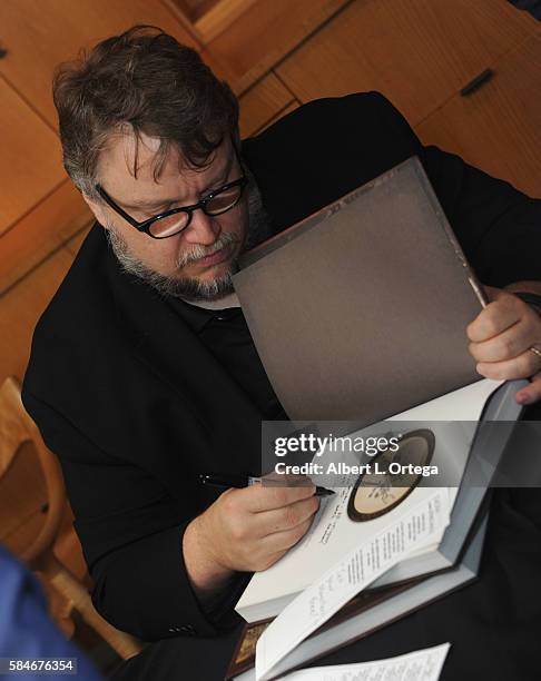 Guillermo Del Toro book signing for "Guillermo Del Toro: At Home With Monsters" held at LACMA on July 29, 2016 in Los Angeles, California.