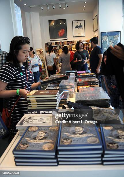 Atmosphere at the Guillermo Del Toro book signing for "Guillermo Del Toro: At Home With Monsters" held at LACMA on July 29, 2016 in Los Angeles,...