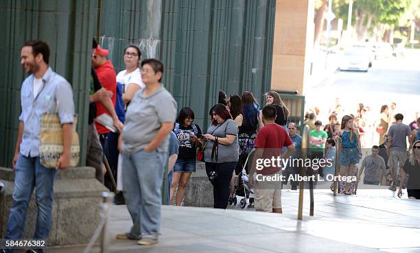 Atmosphere at the Guillermo Del Toro book signing for "Guillermo Del Toro: At Home With Monsters" held at LACMA on July 29, 2016 in Los Angeles,...