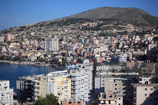 Saranda, Sarande, city at the Ionian Sea, Albania.