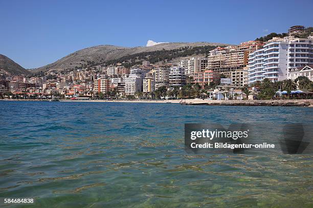 Saranda, Sarande, city at the Ionian Sea, Albania.