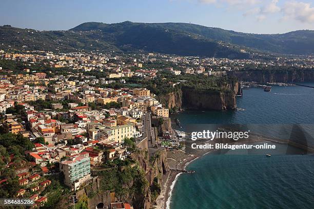 Vico Equense on the penisola Sorrentino, Campania, Italy.