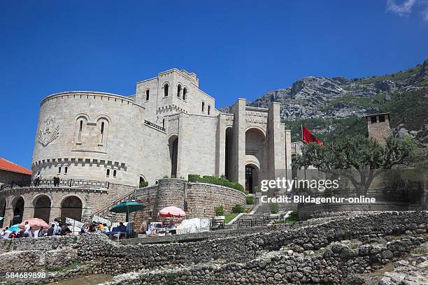 Kruja, Kruje, Albania, the Skanderbeg Museum in the environs of the Kruje castle.