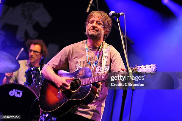 Kenny Anderson aka King Creosote performs on stage during Day 3 of the Womad Festival at Charlton Park on July 30, 2016 in Wiltshire, England.
