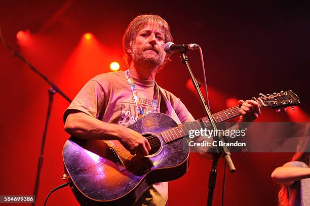 Kenny Anderson aka King Creosote performs on stage during Day 3 of the Womad Festival at Charlton Park on July 30, 2016 in Wiltshire, England.