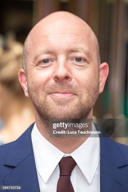 John Tiffany attends the press preview of "Harry Potter & The Cursed Child" at Palace Theatre on July 30, 2016 in London, England.