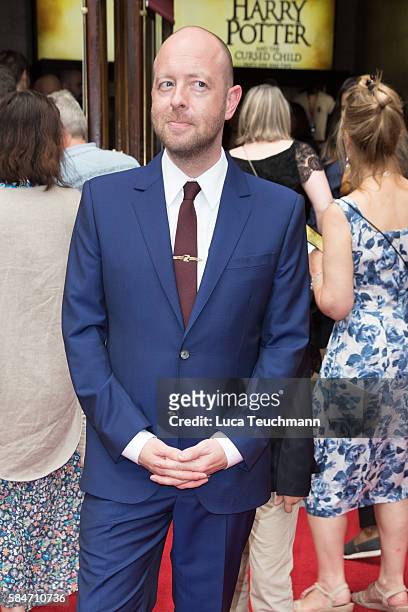 John Tiffany attends the press preview of "Harry Potter & The Cursed Child" at Palace Theatre on July 30, 2016 in London, England.