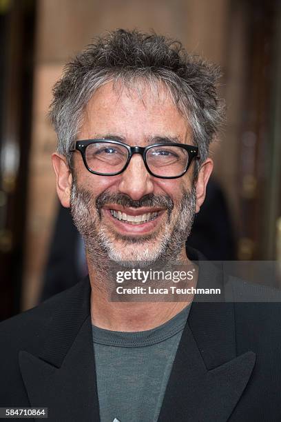 David Baddiel attends the press preview of "Harry Potter & The Cursed Child" at Palace Theatre on July 30, 2016 in London, England.
