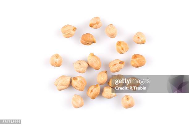 close up on chickpeas - chickpea stock pictures, royalty-free photos & images