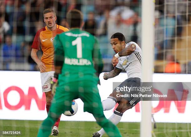 Memphis of Manchester United during the pre-season Friendly between Manchester United and Galatasaray at Ullevi on July 30, 2016 in Gothenburg,...