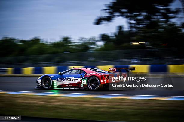 Ford Chip Ganassi Team USA , #69 Ford GT, with Drivers Ryan Briscoe , Richard Westbrook and Scott Dixon during the 84th running of the Le Mans 24...