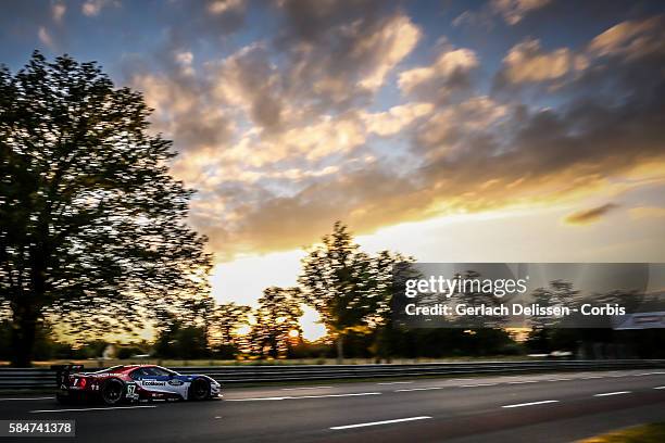 Ford Chip Ganassi Team UK , #67 Ford GT, with Drivers Marino Franchitti , Andy Priaulx and Harry Tincknell during the 84th running of the Le Mans 24...