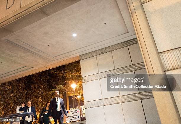 Outside the Lesher Center in Walnut Creek, California following a performance by Leslie Odom Jr which took place several weeks after the actor and...