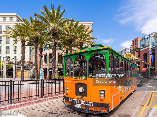 old town trolley - old town san diego 個照片及圖片檔