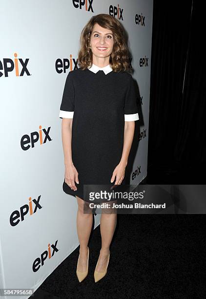 Actress Nia Vardalos of "Graves" attends the EPIX TCA presentation at The Beverly Hilton Hotel on July 30, 2016 in Beverly Hills, California.