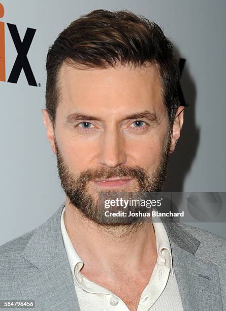 Actor Richard Armitage of "Berlin Station" attends the EPIX TCA presentation at The Beverly Hilton Hotel on July 30, 2016 in Beverly Hills,...