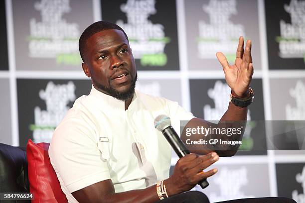 Actor, Comedian Kevin Hart attends Just For Laughs Comedy PRO with his Laugh Out Loud Network Pitch Panel held at The Hyatt Regency Montreal on July...