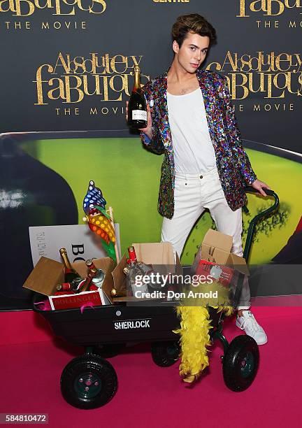 Kurt Coleman arrives ahead of the Absolutely Fabulous: The Movie Australian premiere at State Theatre on July 31, 2016 in Sydney, Australia.