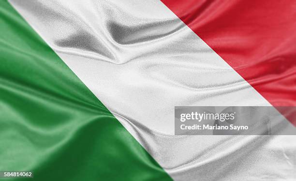 high resolution digital render of italy flag - italy stock illustrations