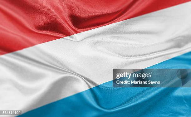 high resolution digital render of luxembourg flag - luxemburg stock-grafiken, -clipart, -cartoons und -symbole