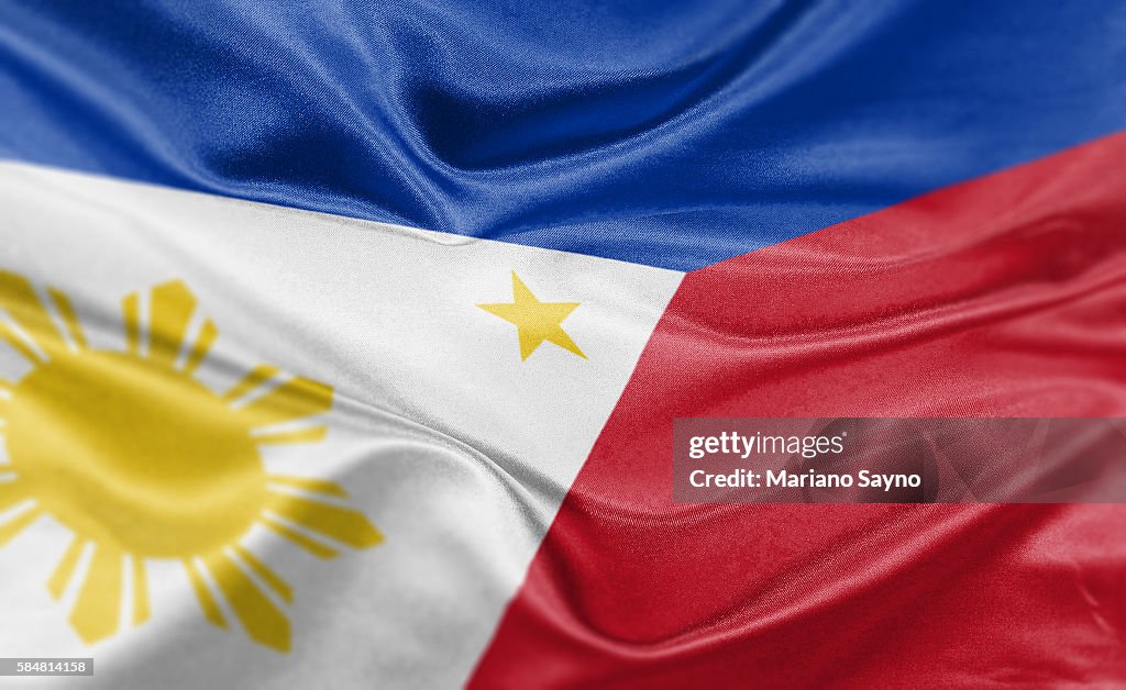 High resolution digital render of Philippines flag