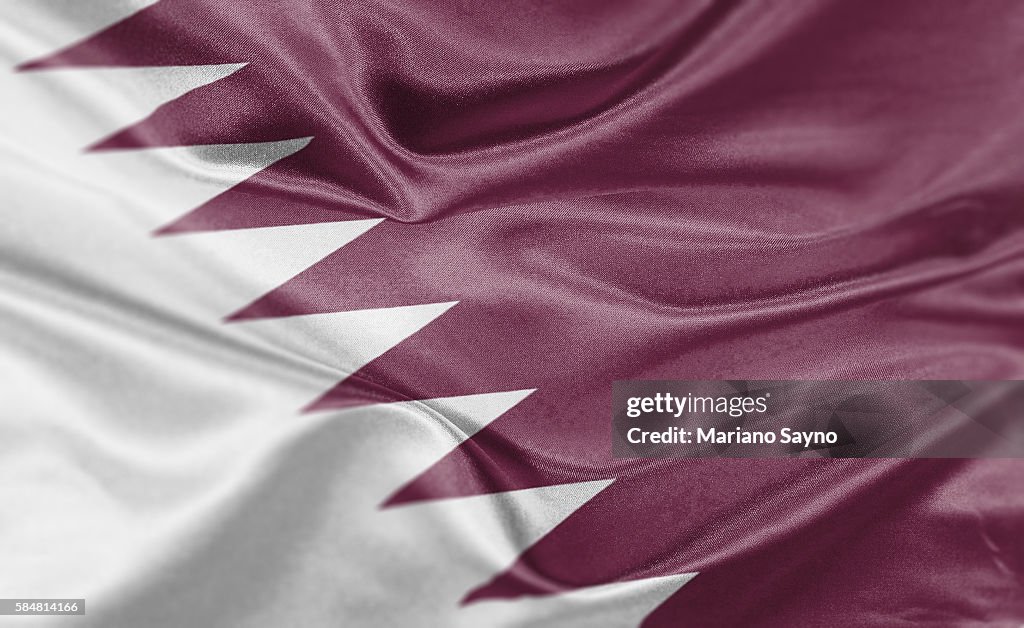 Qatari Rflag High Resolution Digital Render Of Qatar Flag High-Res Vector Graphic ...