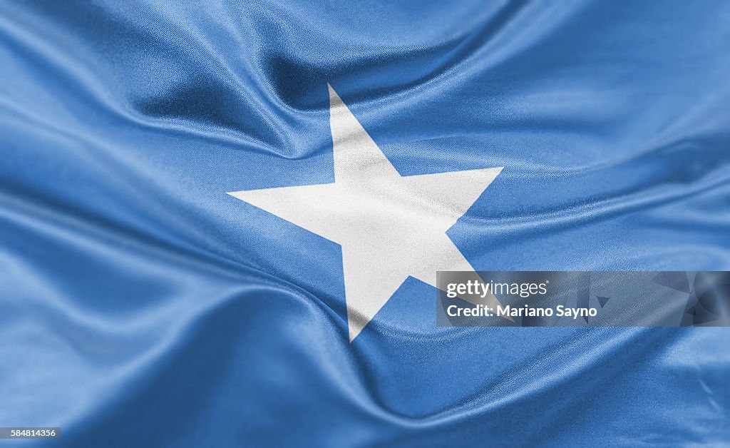 High resolution digital render of Somalia flag