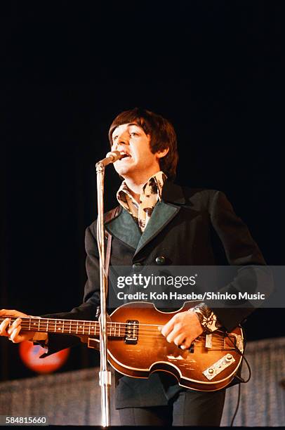 Beatles live at Dodger Stadium, LA, August 28, 1966.