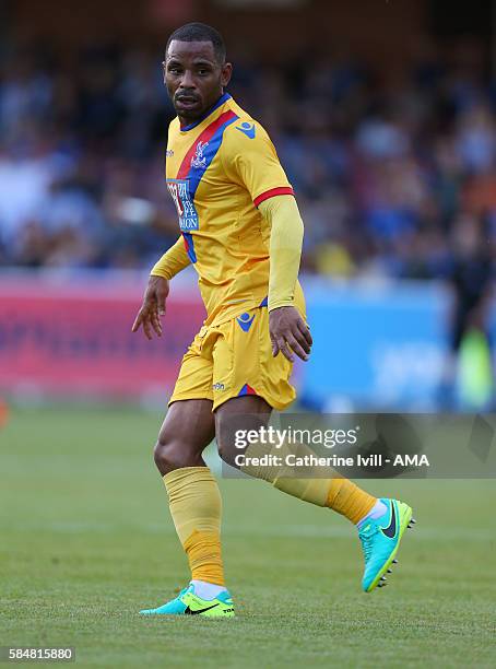 Jason Puncheon of Crystal Palace during the Pre-Season Friendly match between AFC Wimbledon and Crystal Palace at The Cherry Red Records Stadium on...