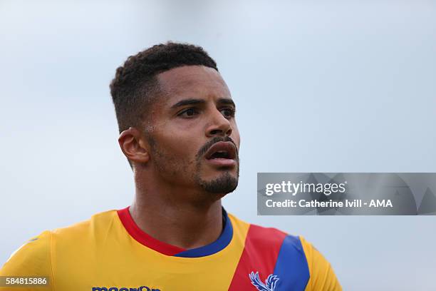 Zeki Fryers of Crystal Palace during the Pre-Season Friendly match between AFC Wimbledon and Crystal Palace at The Cherry Red Records Stadium on July...