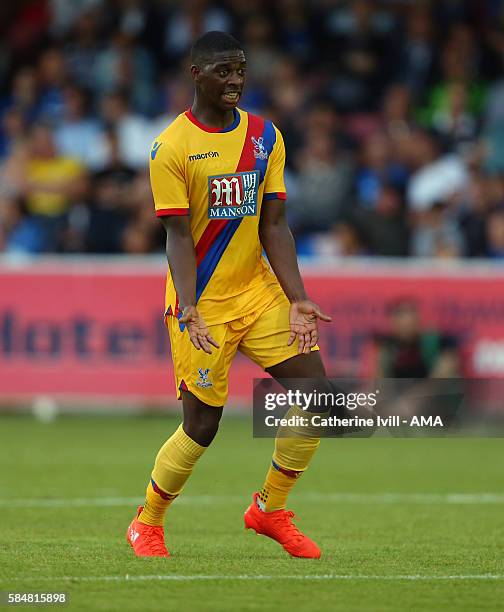 Sullay Kaikal of Crystal Palace during the Pre-Season Friendly match between AFC Wimbledon and Crystal Palace at The Cherry Red Records Stadium on...