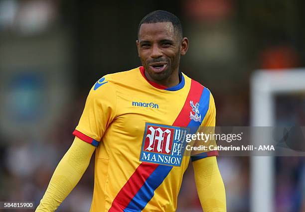 Jason Puncheon of Crystal Palace during the Pre-Season Friendly match between AFC Wimbledon and Crystal Palace at The Cherry Red Records Stadium on...