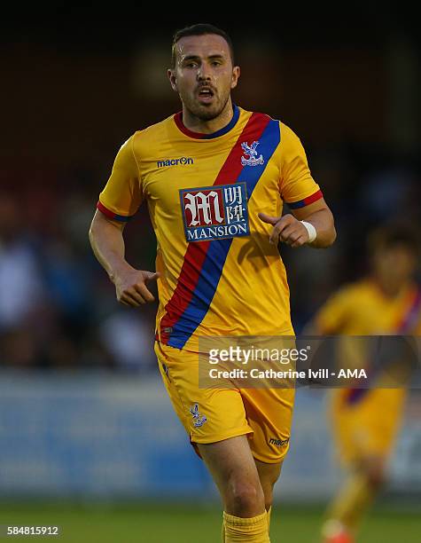 Jordan Mutch of Crystal Palace during the Pre-Season Friendly match between AFC Wimbledon and Crystal Palace at The Cherry Red Records Stadium on...