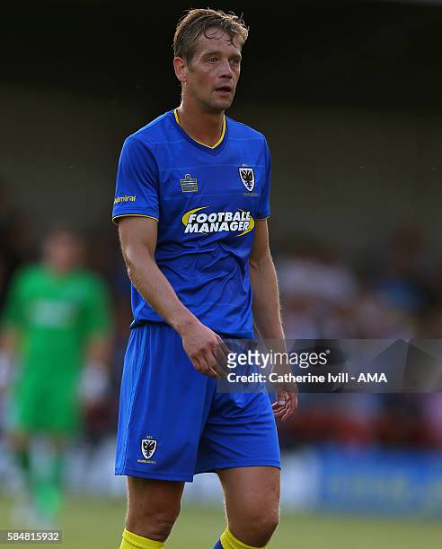 Paul Robinson of AFC Wimbledon during the Pre-Season Friendly match between AFC Wimbledon and Crystal Palace at The Cherry Red Records Stadium on...