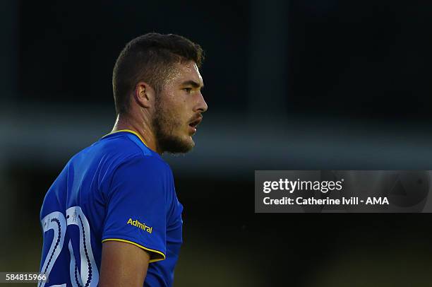Ryan Sweeney of AFC Wimbledon during the Pre-Season Friendly match between AFC Wimbledon and Crystal Palace at The Cherry Red Records Stadium on July...