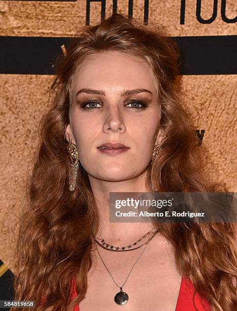 Actress Charlotte Kirk attends the Maxim Hot 100 Party at the Hollywood Palladium on July 30, 2016 in Los Angeles, California.