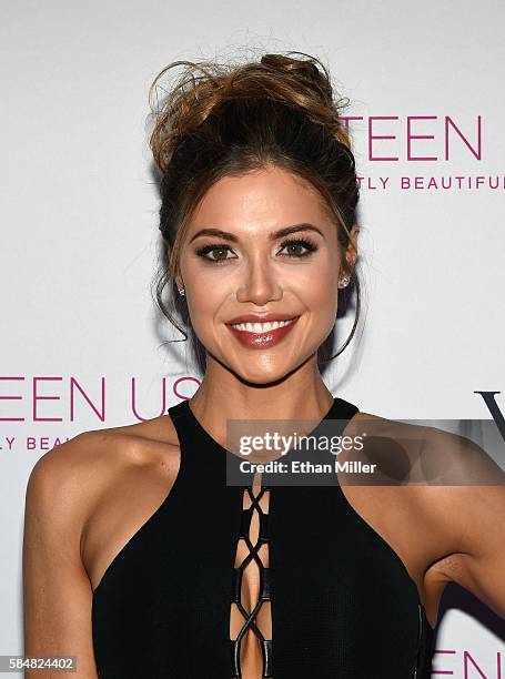 Miss Teen USA 2007, actress and pageant judge Hilary Cruz attends the 2016 Miss Teen USA Competition at The Venetian Las Vegas on July 30, 2016 in...