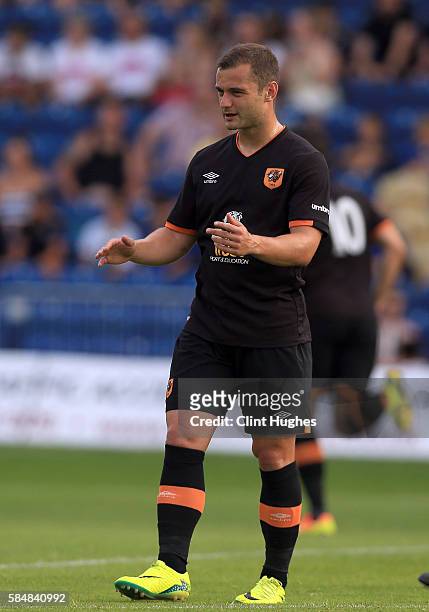 Shaun Maloney of Hull City during the pre-season friendly match between Mansfield Town and Hull City at the One Call Stadium on July 19, 2016 in...