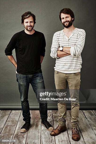 Matt Duffer and Ross Duffer from Netflix's 'Stranger Things' poses for a portrait at the 2016 Summer TCA Getty Images Portrait Studio at the Beverly...