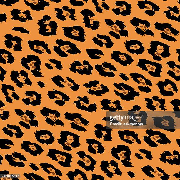ilustraciones, imágenes clip art, dibujos animados e iconos de stock de excelente patrón de la piel de guepardo - piel leopardo