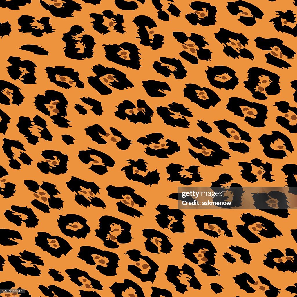 Seamless cheetah skin pattern
