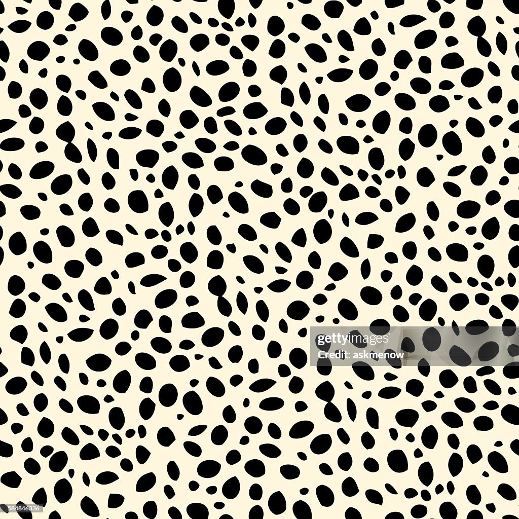 シームレスなダルマチア斑点の皮膚パターン