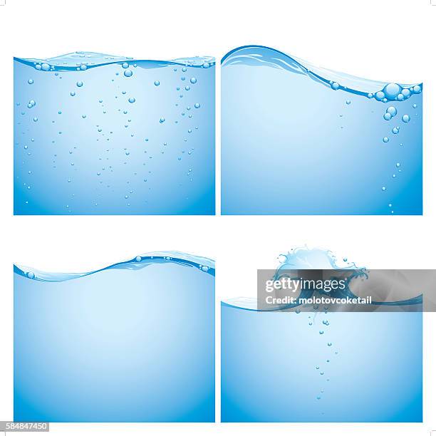 aqua spritzen hintergrund - spring flowing water stock-grafiken, -clipart, -cartoons und -symbole