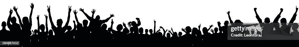 Crowd (Complete People- a Clipping Path Hides the Legs) Crowd (Complete People- a Clipping Path Hides the Legs)