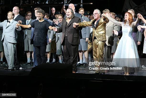 Opera singer Benjamin Bruns sings 'David' ,Jonas Kaufmann sings 'Walther von Stolzing', Wolfgang Koch sings 'Hans Sachs', Martin Gantner sings...