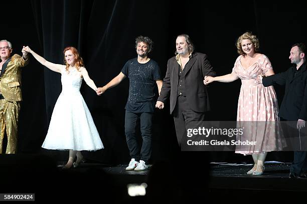 Opera singer Sara Jakubiak sings 'Eva', Jonas Kaufmann sings 'Walther von Stolzing' , Wolfgang Koch sings 'Hans Sachs' and Okka von der Damerau sings...