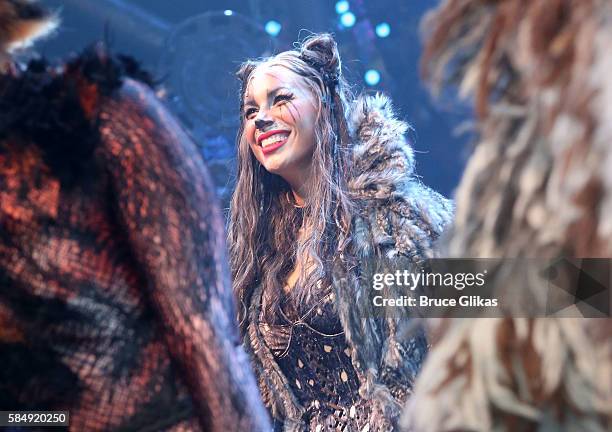 Leona Lewis as "Grizabella The Glamour Cat" makes her Broadway debut in The Opening Night of the Revival of "Cats" on Broadway at The Neil Simon...