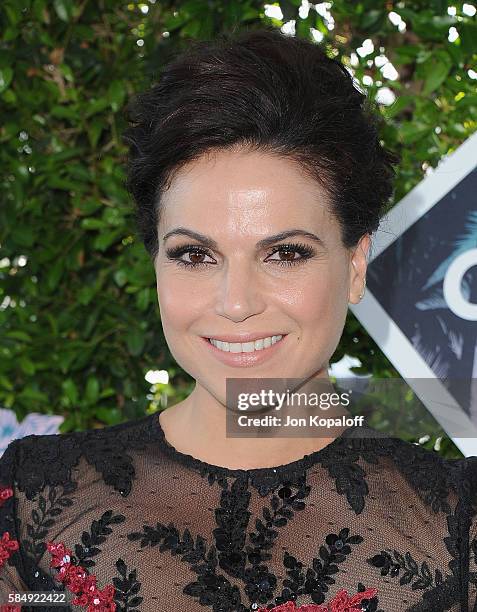 Actress Lana Parrilla arrives at the Teen Choice Awards 2016 at The Forum on July 31, 2016 in Inglewood, California.